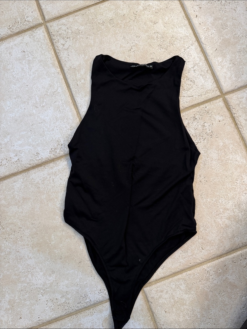 ZARA women’s Black One-Piece Bodysuit